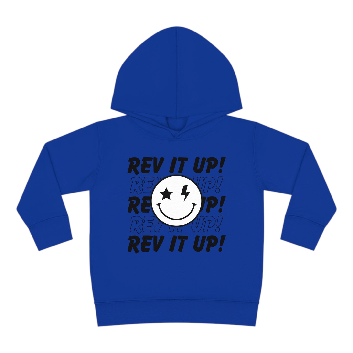 Rev It Up Smiley - Toddler Hooded Sweatshirt