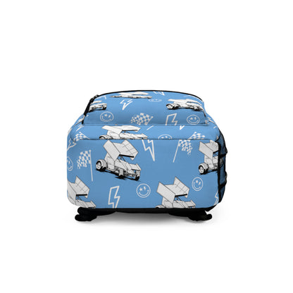 Sprint Car - Micro Racing Backpack - Light Blue
