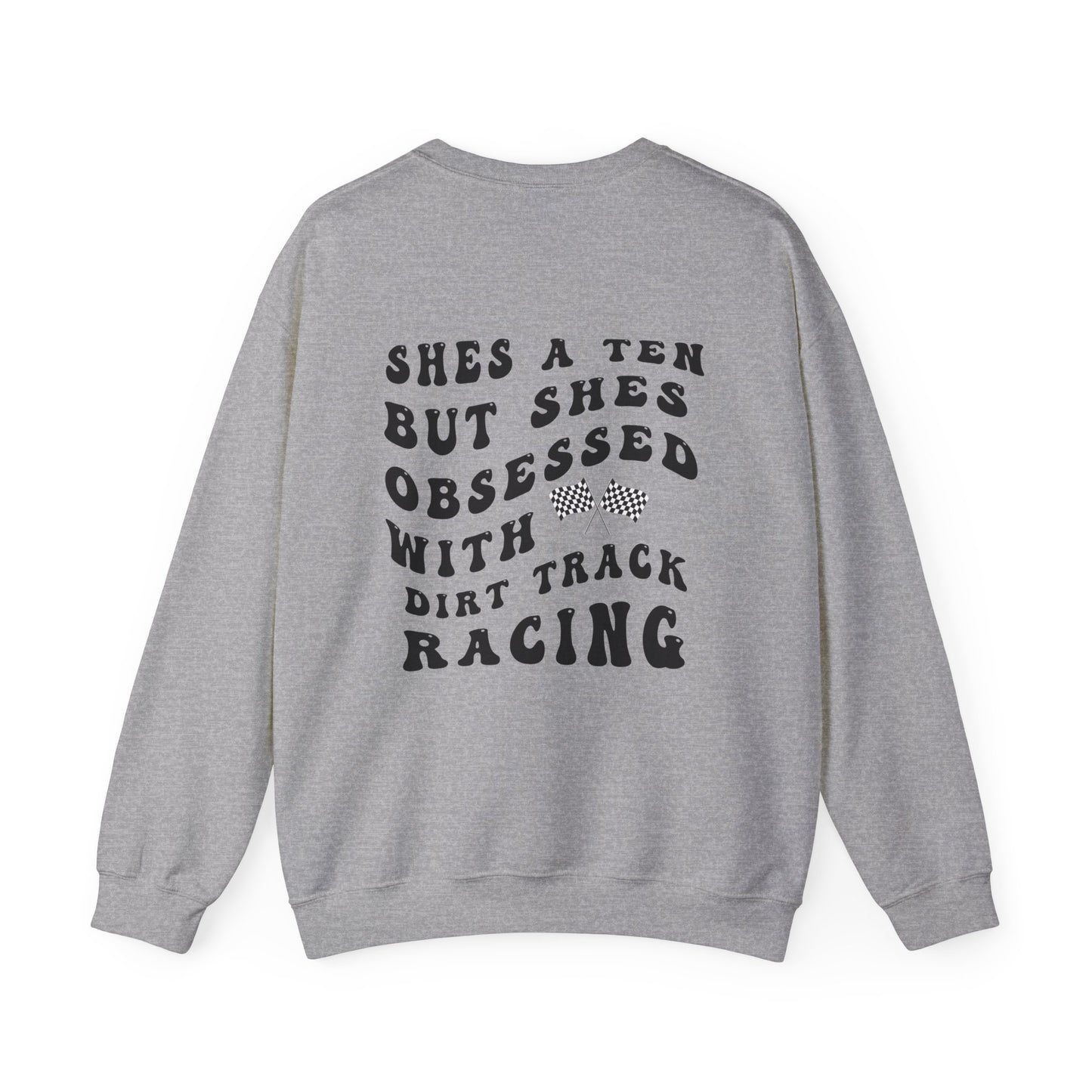 Shes A Ten- Adult Crewneck Sweatshirt