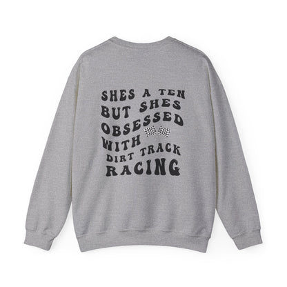 Shes A Ten- Adult Crewneck Sweatshirt