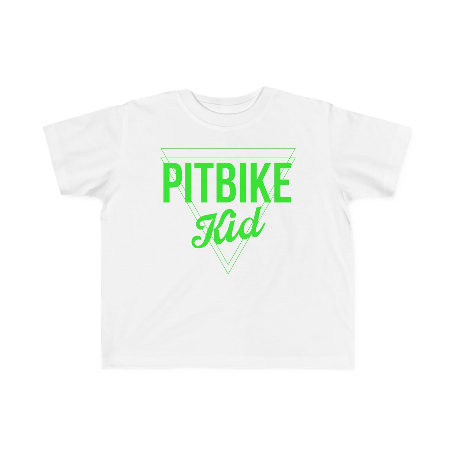 Pit Bike Kid Green -Toddler's T-Shirt
