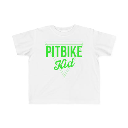 Pit Bike Kid Green -Toddler's T-Shirt