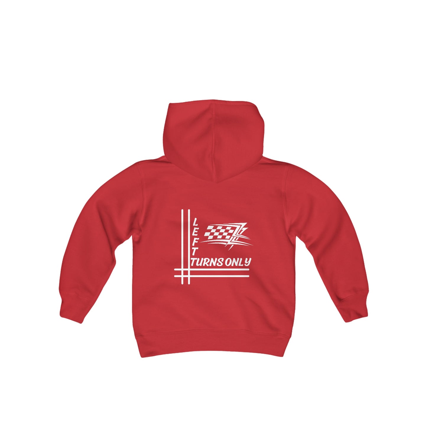 Left Turns Only -Youth Hooded Sweatshirt