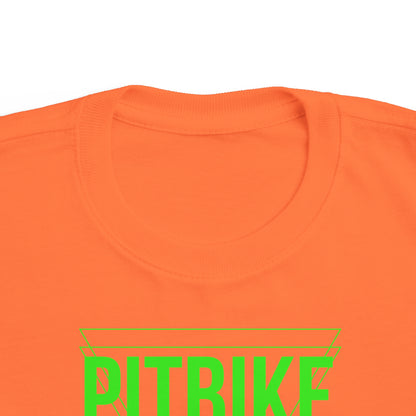 Pit Bike Kid Green -Toddler's T-Shirt