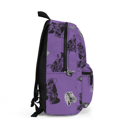 Quad Racing Backpack - Light Purple