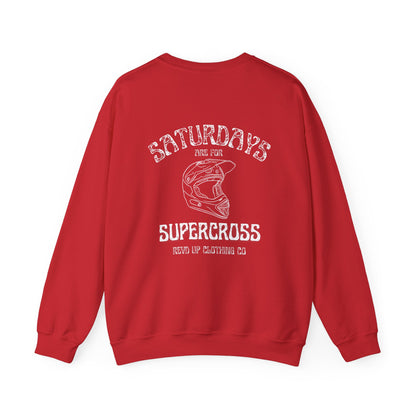 Supercross Saturdays- Adult Crewneck Sweatshirt
