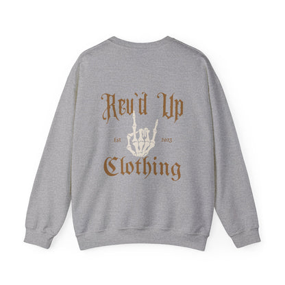 Revd Up Skelly- Adult Crewneck Sweatshirt