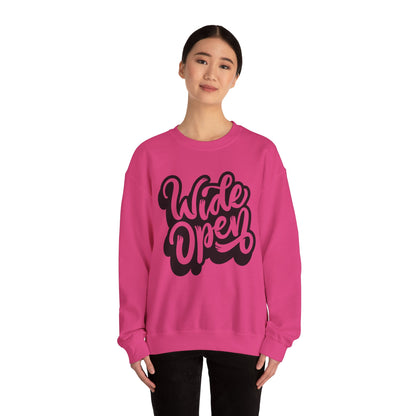 Wide Open- Adult Crewneck Sweatshirt