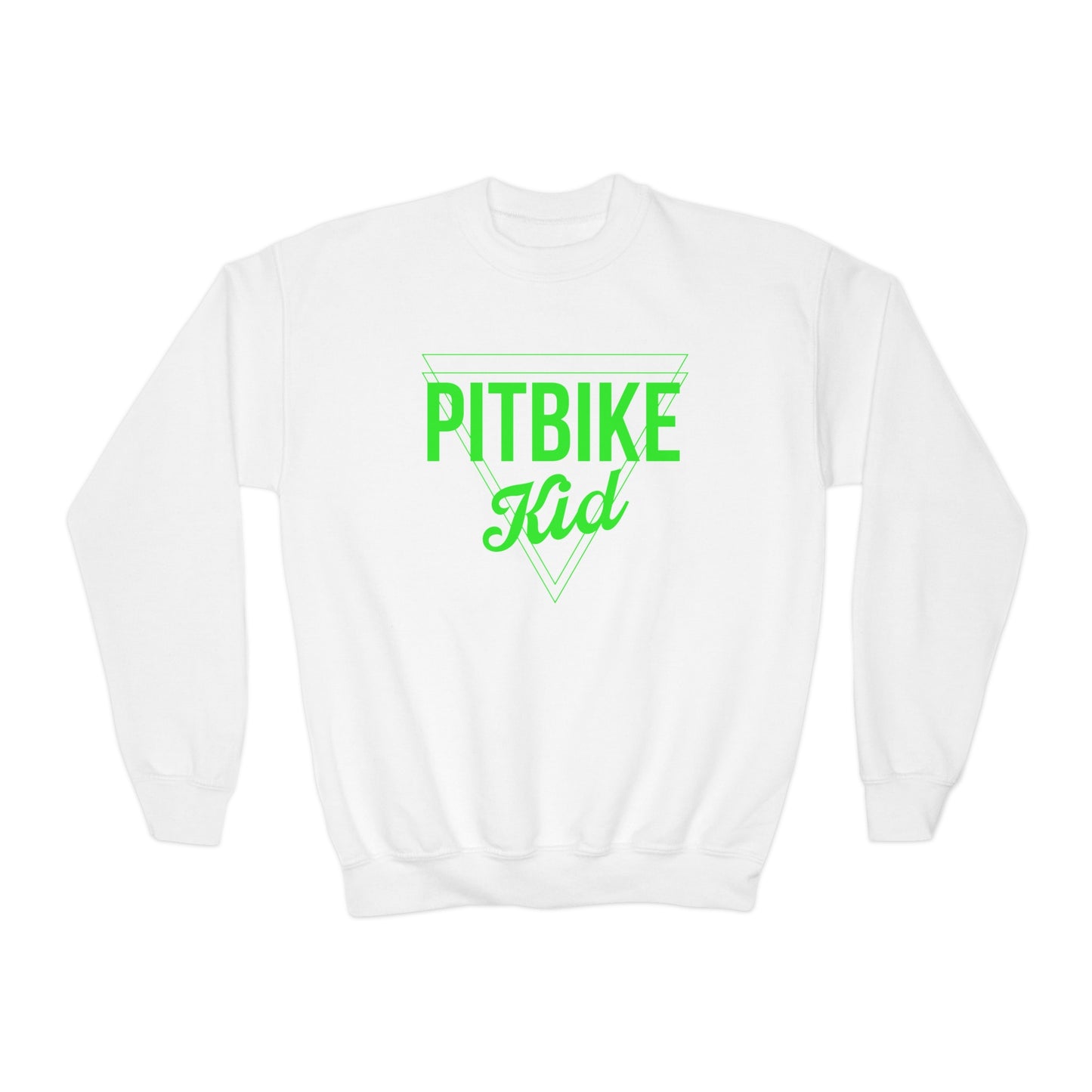 Pit Bike Kid Green - Youth Sweatshirt