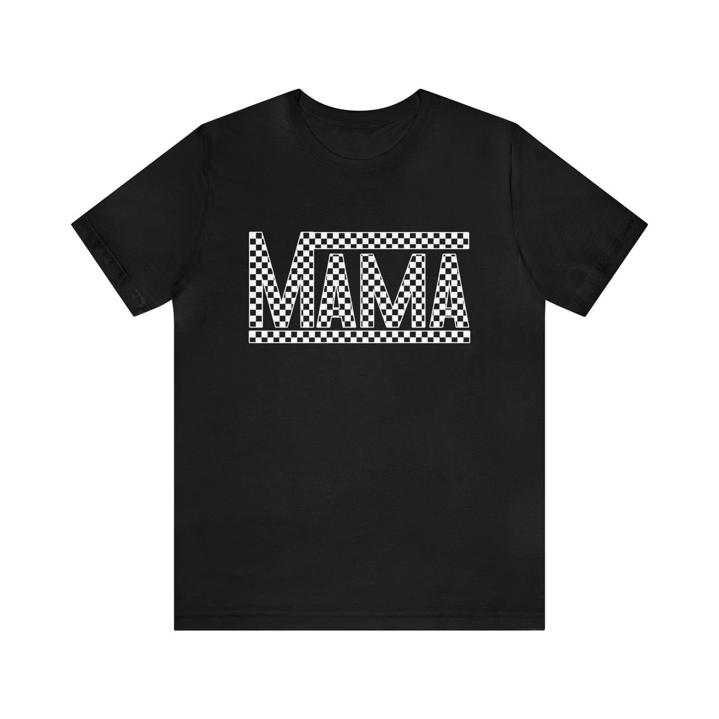 Checkered Mama- Adult T-Shirt