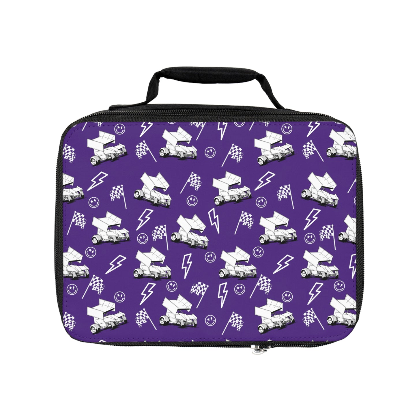 Sprint Car - Micro Racing - Lunch Bag- Purple