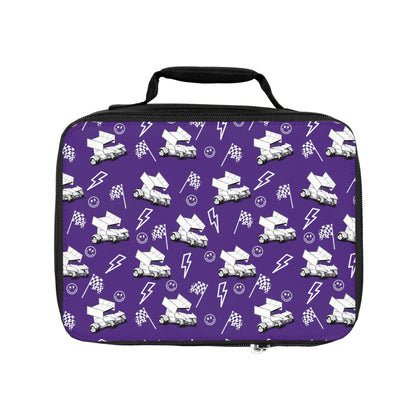 Sprint Car - Micro Racing - Lunch Bag- Purple