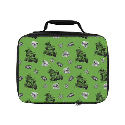Quad Racing - Lunch Bag Green