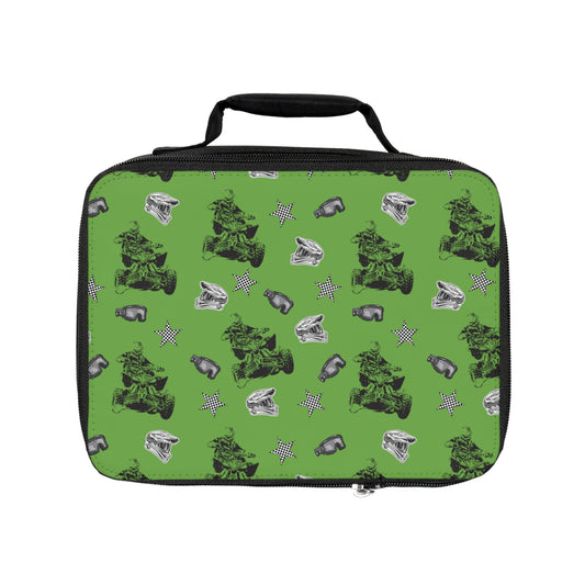 Quad Racing - Lunch Bag Green