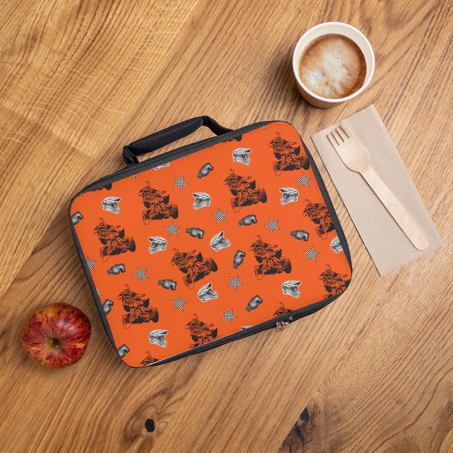 Quad Racing - Lunch Bag Orange