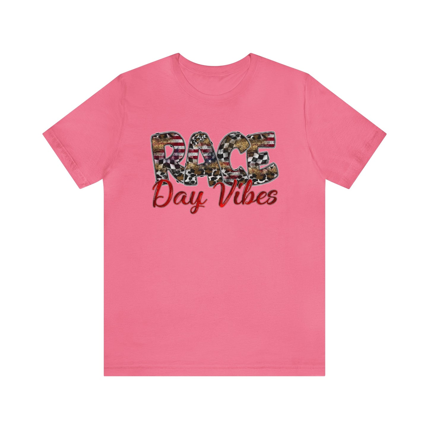 Race Day Vibes Wild American- Adult T-Shirt
