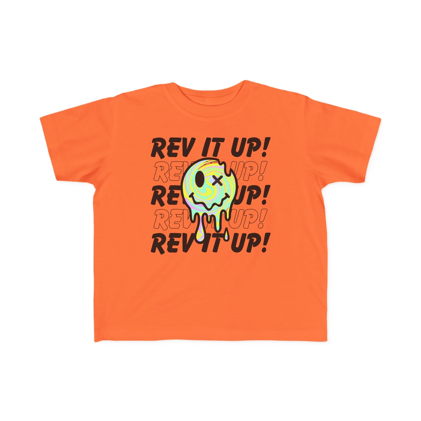 Rev It Up Retro Smiley -Toddler's T-Shirt