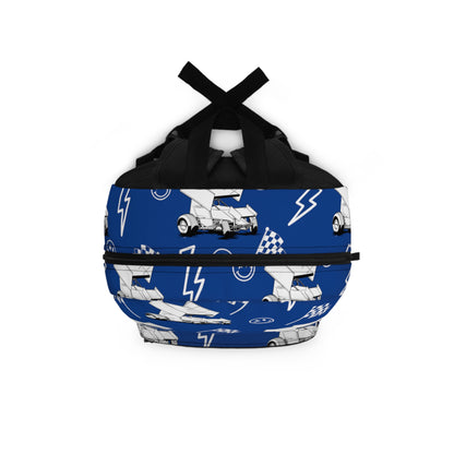 Sprint Car - Micro Racing Backpack - Dark Blue