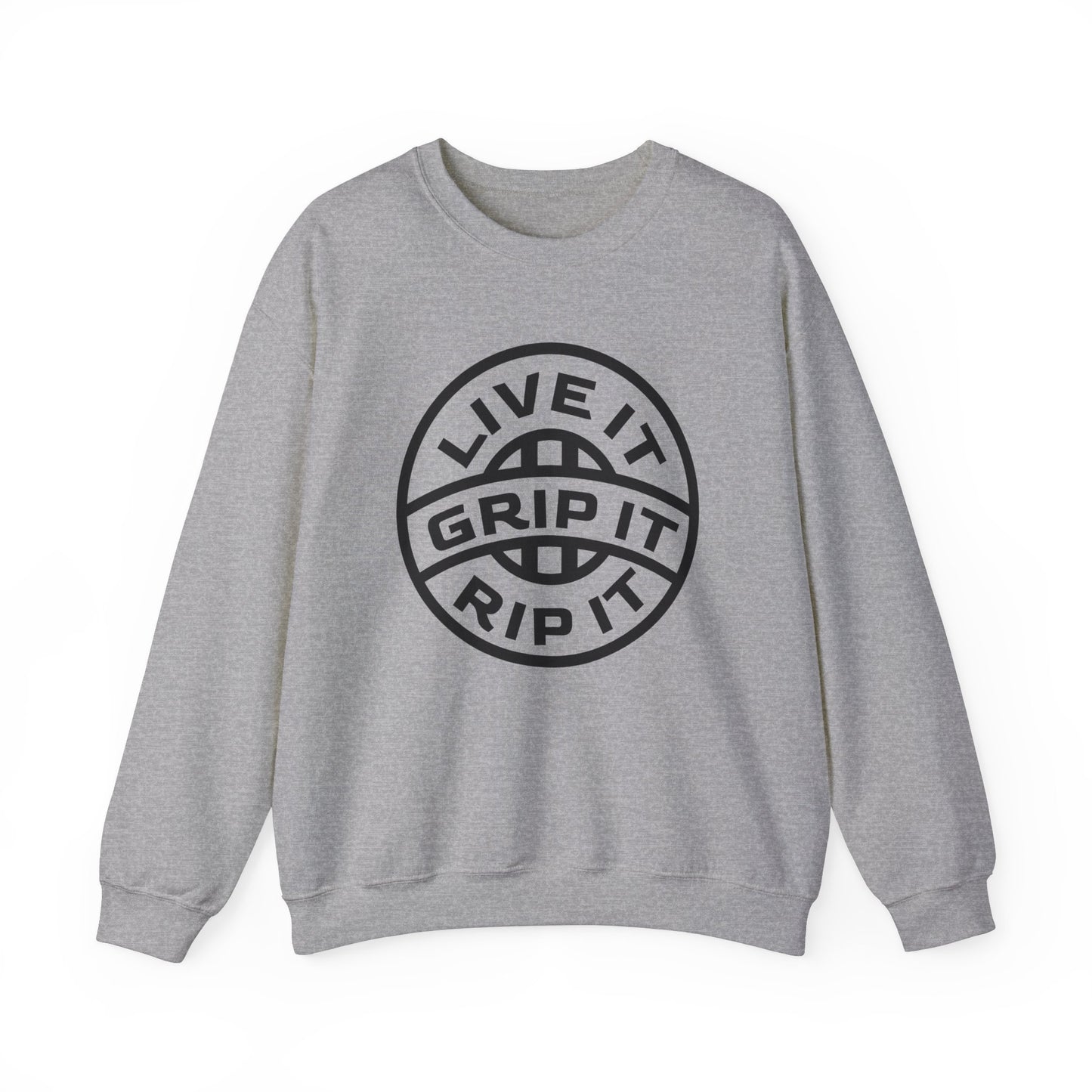 Live It Grip It Rip It- Adult Crewneck Sweatshirt