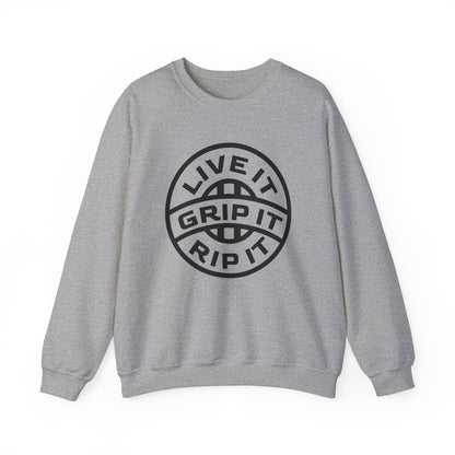 Live It Grip It Rip It- Adult Crewneck Sweatshirt