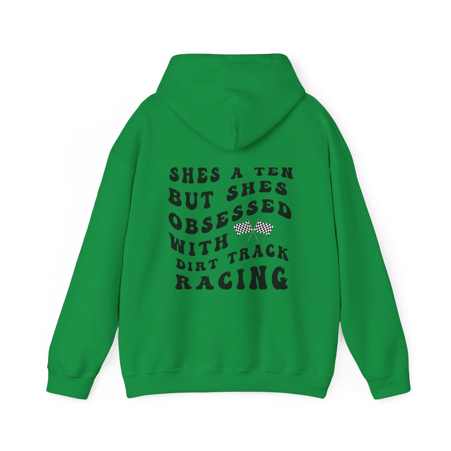 Shes A Ten- Adult Hooded Sweatshirt