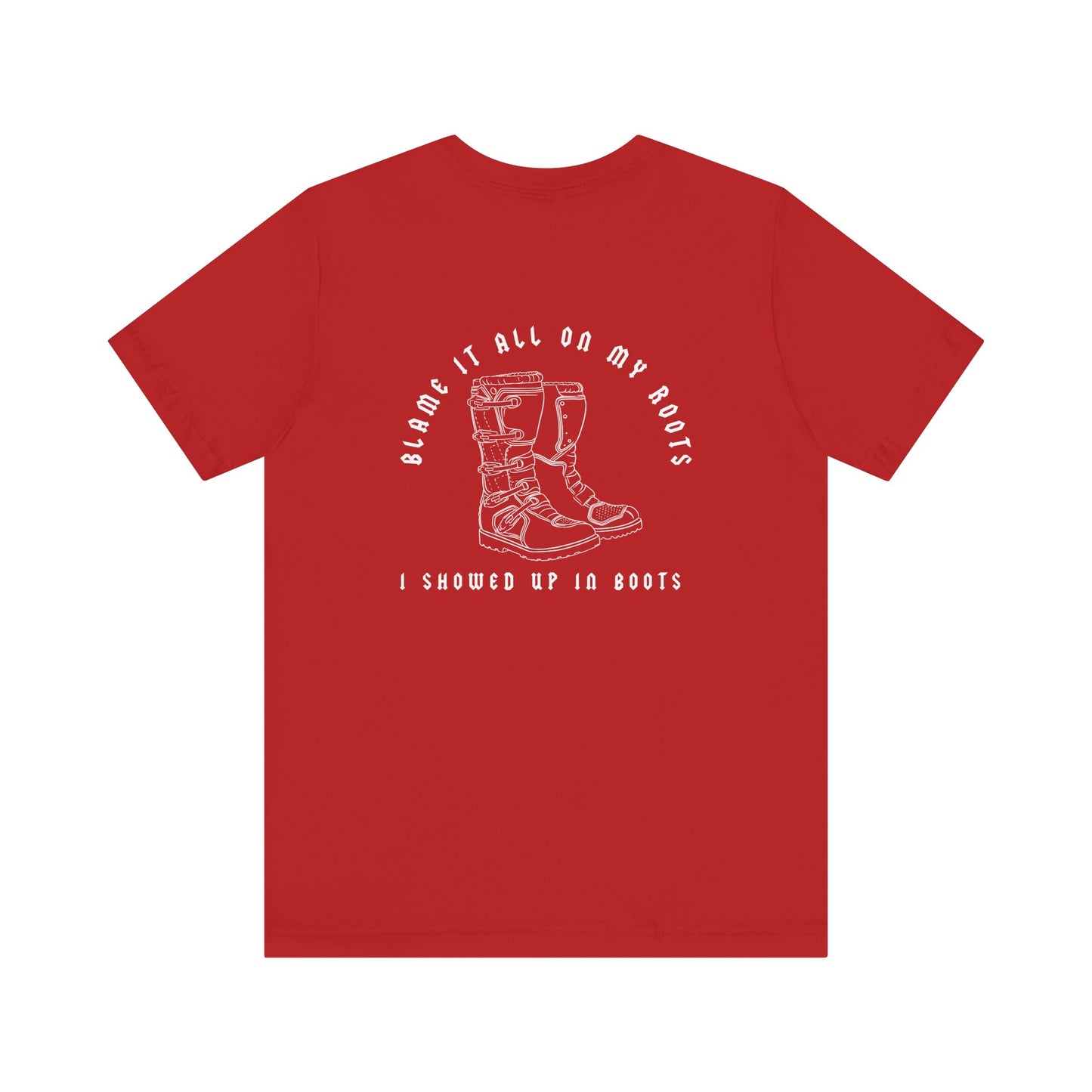 Blame It All On My Roots White Font- Adult T-Shirt
