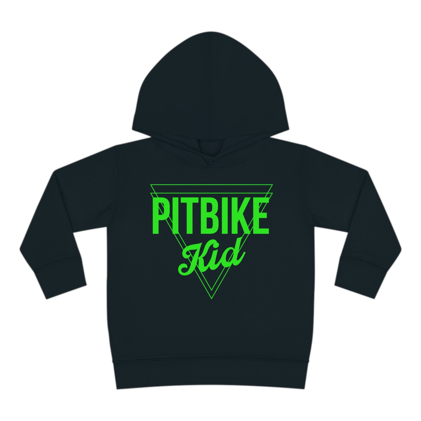 Pit Bike Kid Green -Toddler Hooded Sweatshirt
