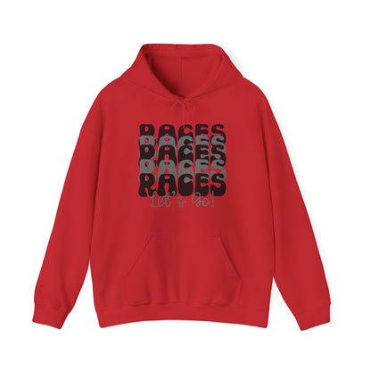 Races Let`s Go- Adult Hooded Sweatshirt