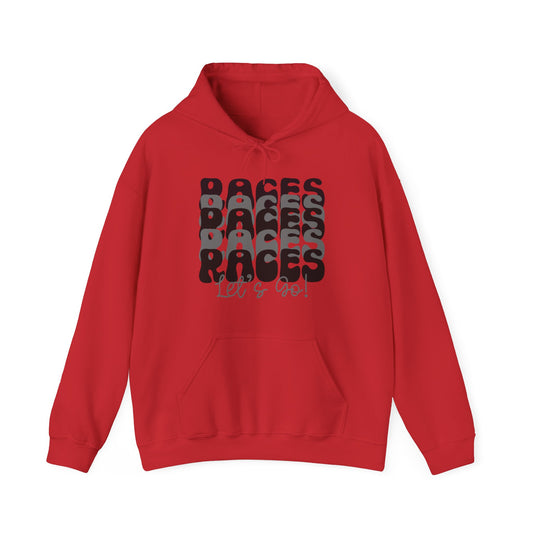 Races Let`s Go- Adult Hooded Sweatshirt