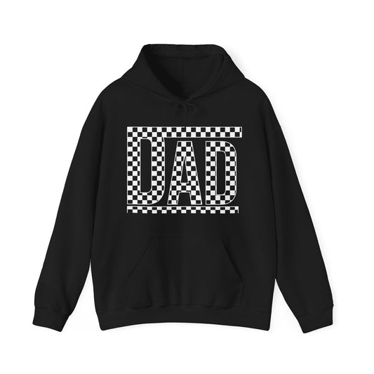 Checkered Dad- Adult Hooded Sweatshirt