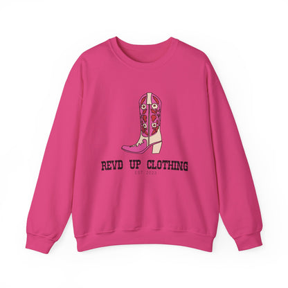 Cowgirl Up- Adult Crewneck Sweatshirt