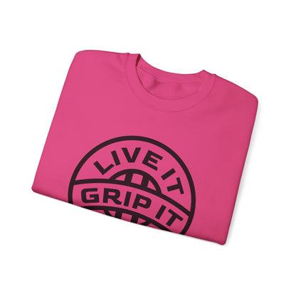Live It Grip It Rip It- Adult Crewneck Sweatshirt