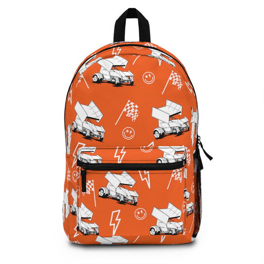 Sprint Car - Micro Racing Backpack - Orange