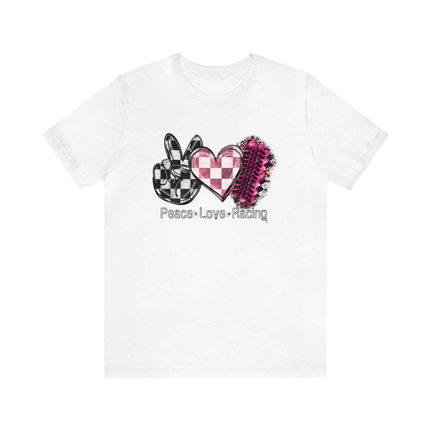 Peace Love Racing- Adult T-Shirt