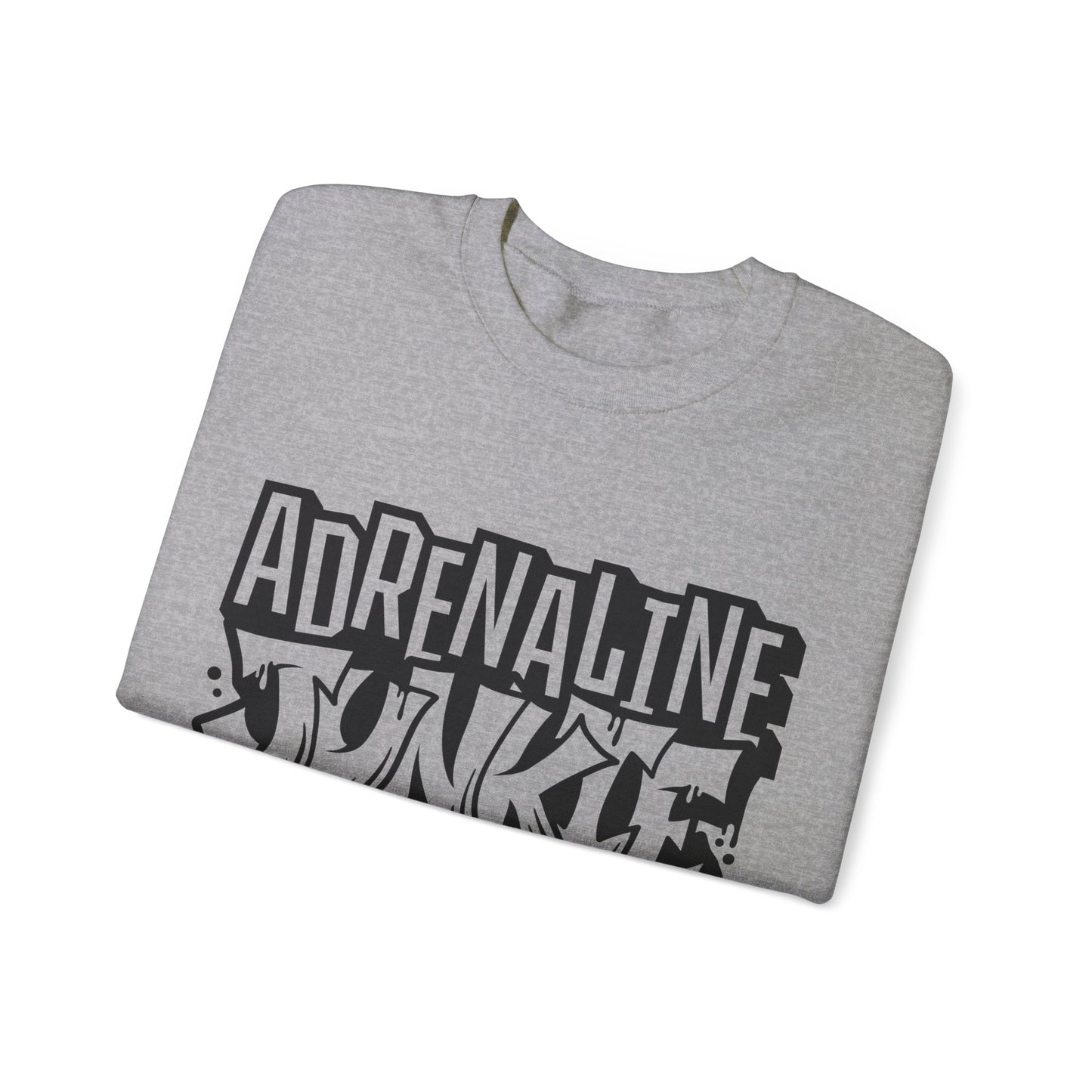 Adrenaline Junkie- Adult Crewneck Sweatshirt