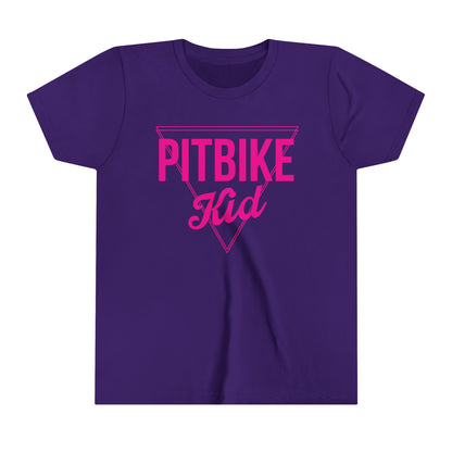 Pit Bike Kid Pink -Youth T-Shirt