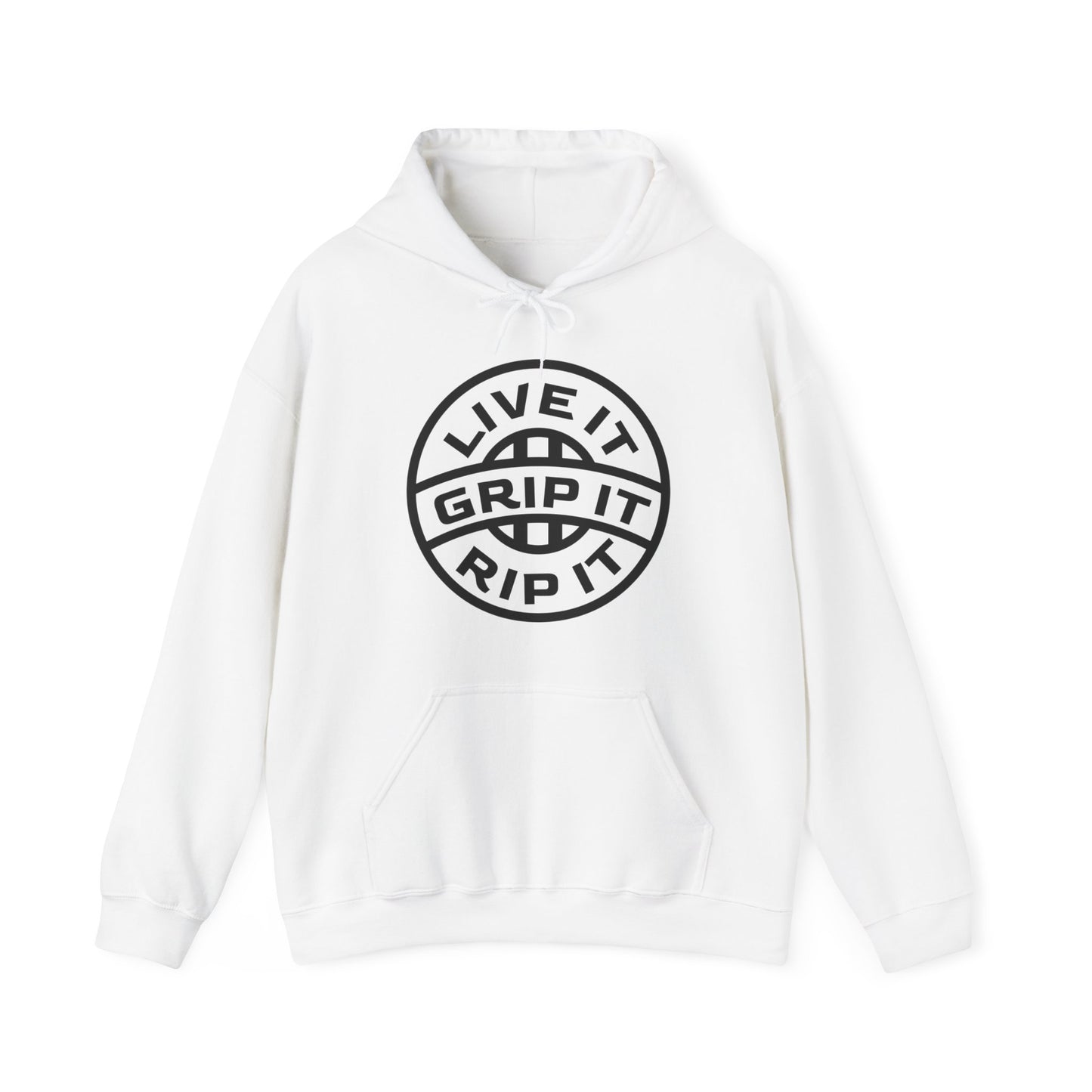 Live It Grip It Rip It- Adult Hooded Sweatshirt
