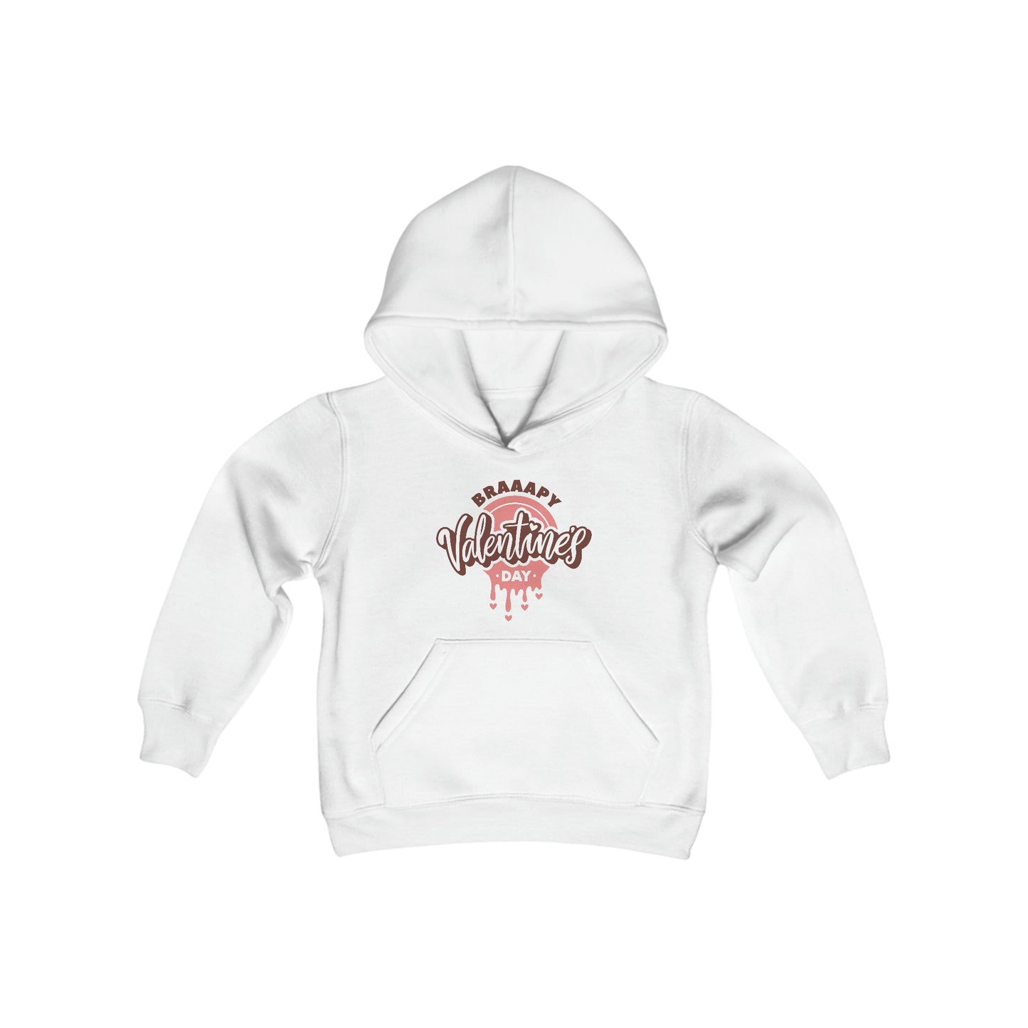 Braaapy Valentines Day- Youth Hooded Sweatshirt