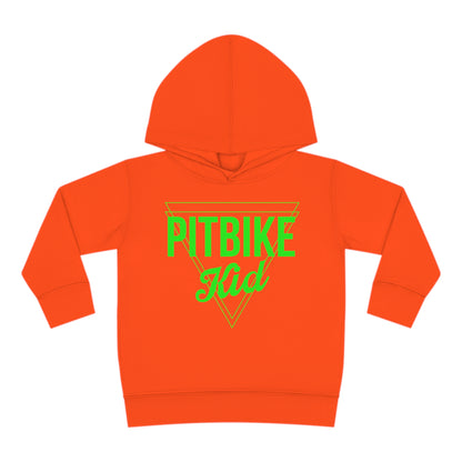 Pit Bike Kid Green -Toddler Hooded Sweatshirt