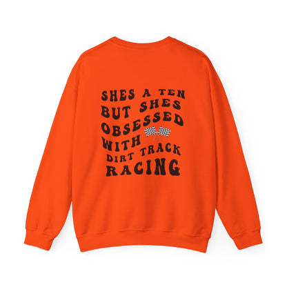 Shes A Ten- Adult Crewneck Sweatshirt