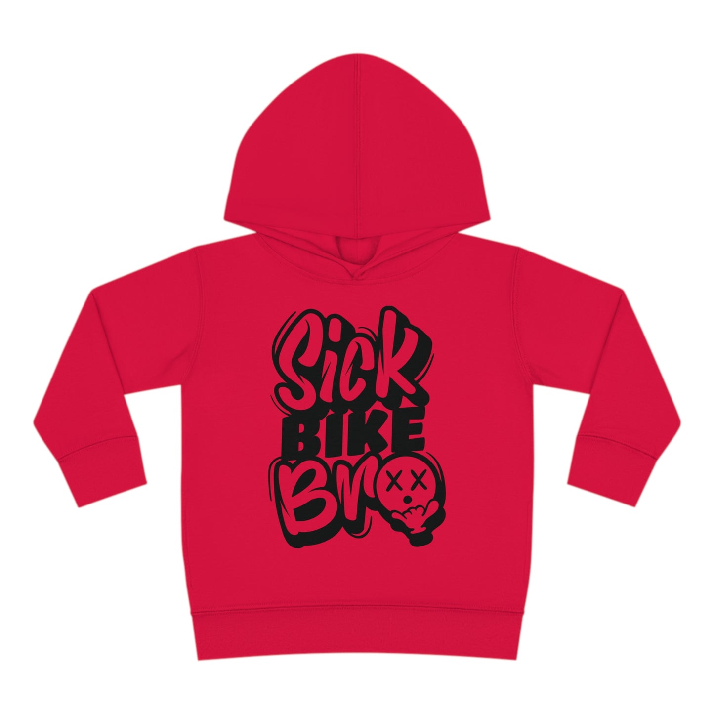Sick Bike Bro -Toddler Hooded Sweatshirt