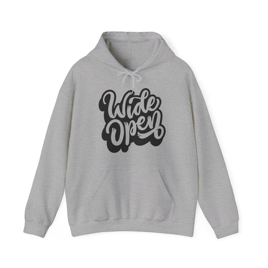 Wide Open- Adult Hooded Sweatshirt