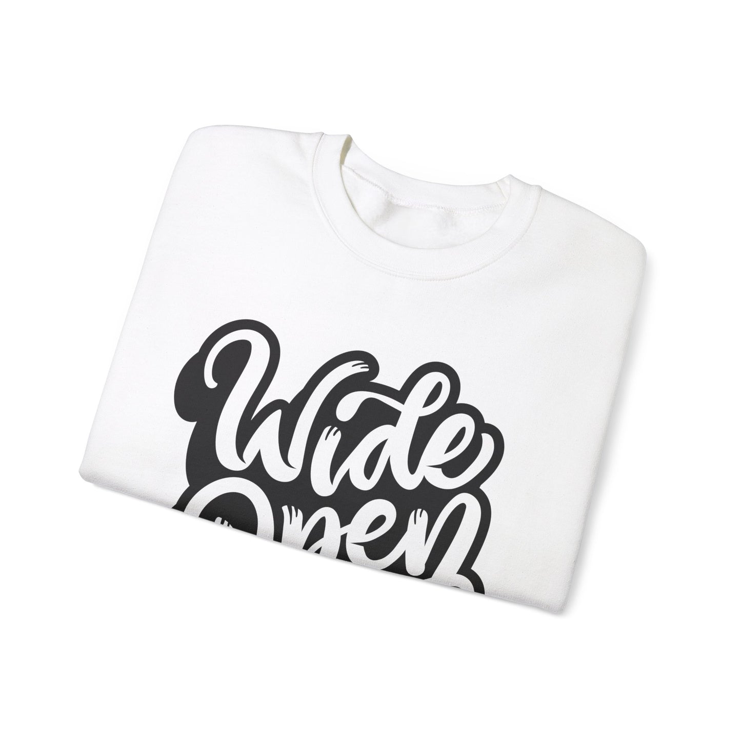 Wide Open- Adult Crewneck Sweatshirt