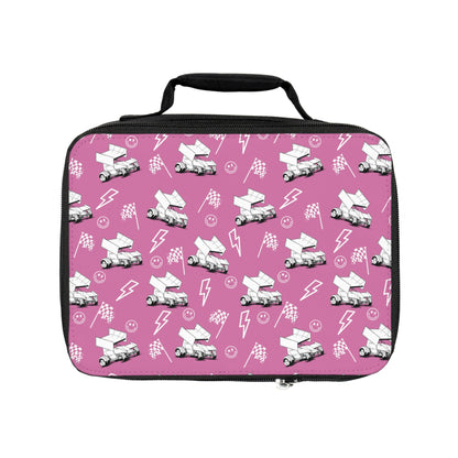 Sprint Car - Micro Racing - Lunch Bag- Light Pink
