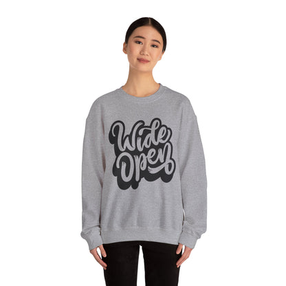 Wide Open- Adult Crewneck Sweatshirt