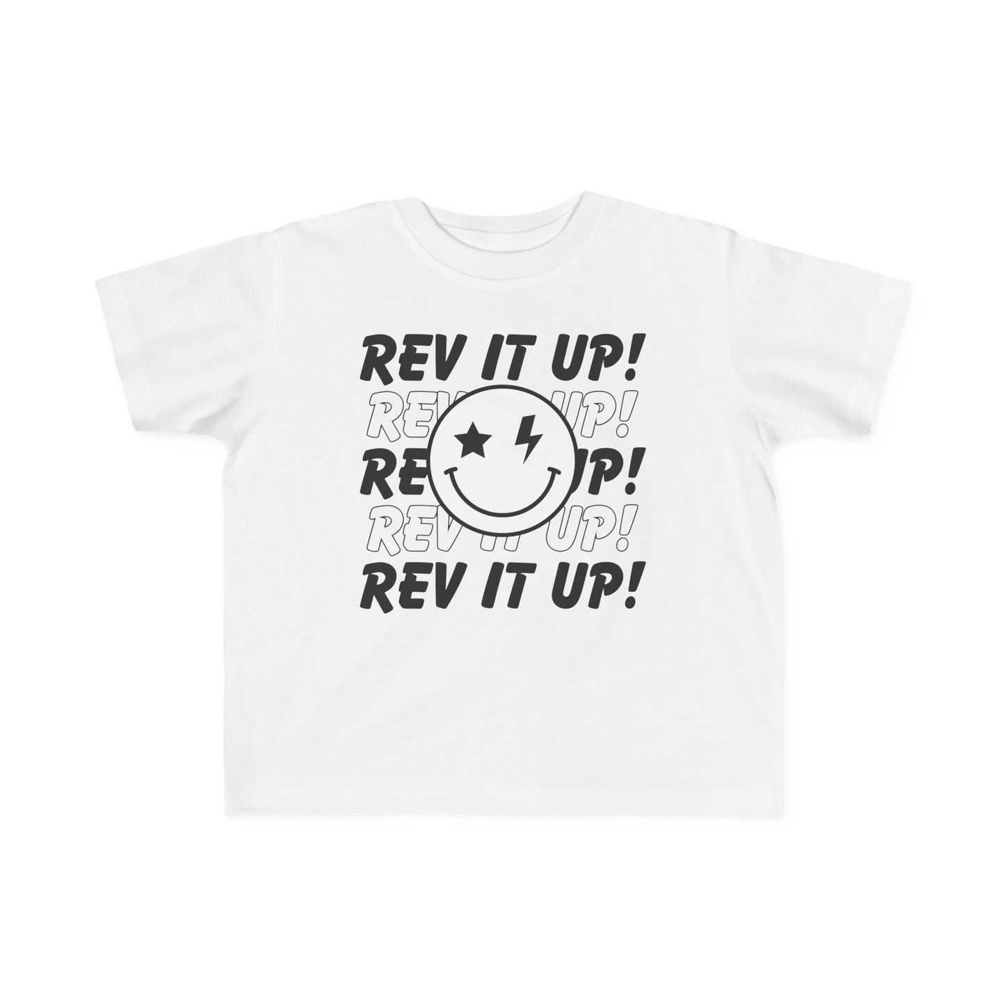 Rev It Up Smiley -Toddler's T-Shirt