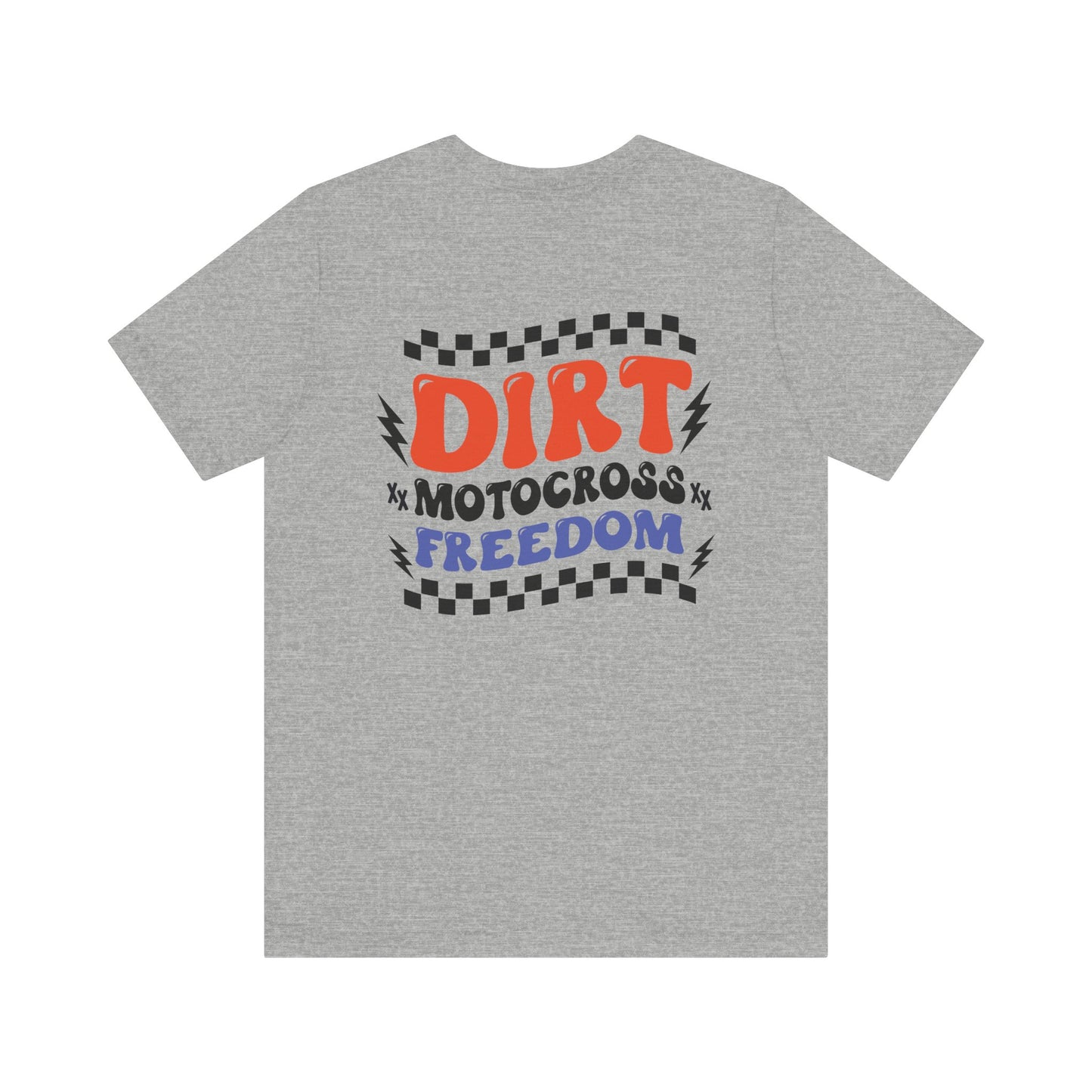 Dirt Motocross Freedom- Adult T-Shirt