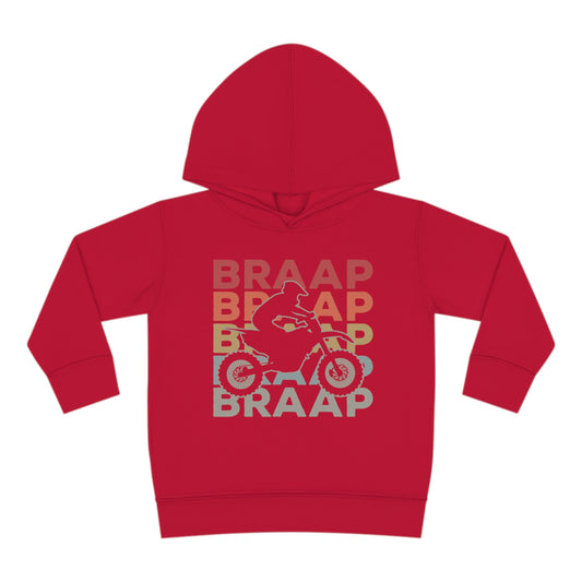 Braap- Toddler Hooded Sweatshirt