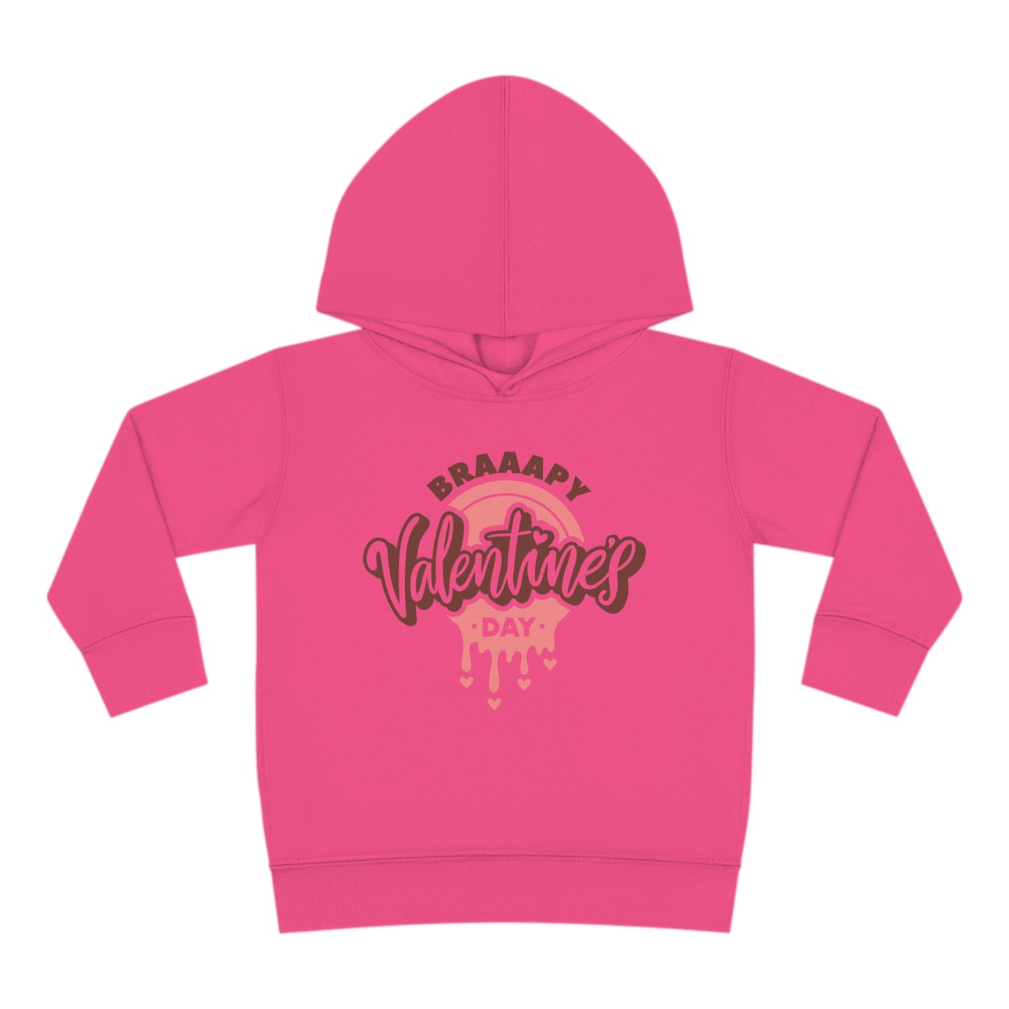 Braaapy Valentines Day -Toddler Hooded Sweatshirt