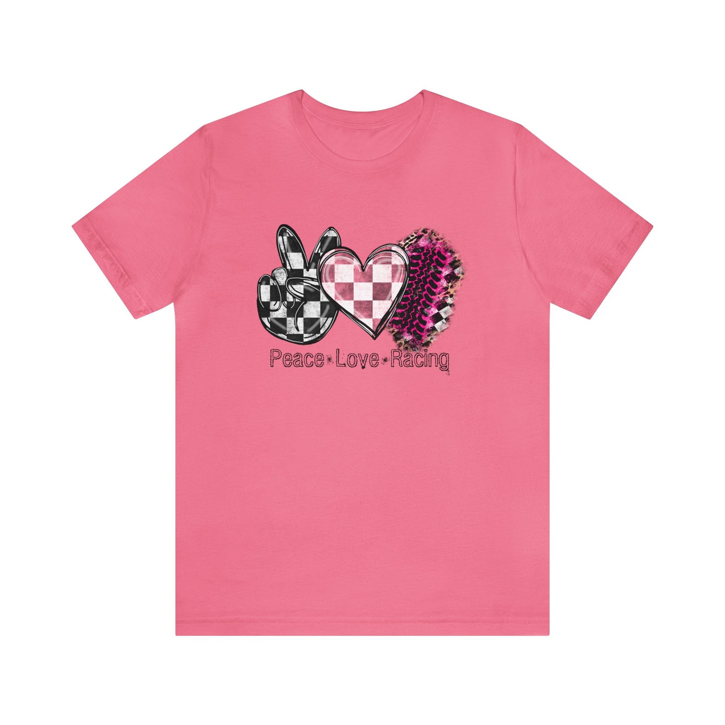 Peace Love Racing- Adult T-Shirt